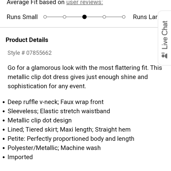 Metallic Clip Dot Ruffle Maxi - Picture 6 of 6